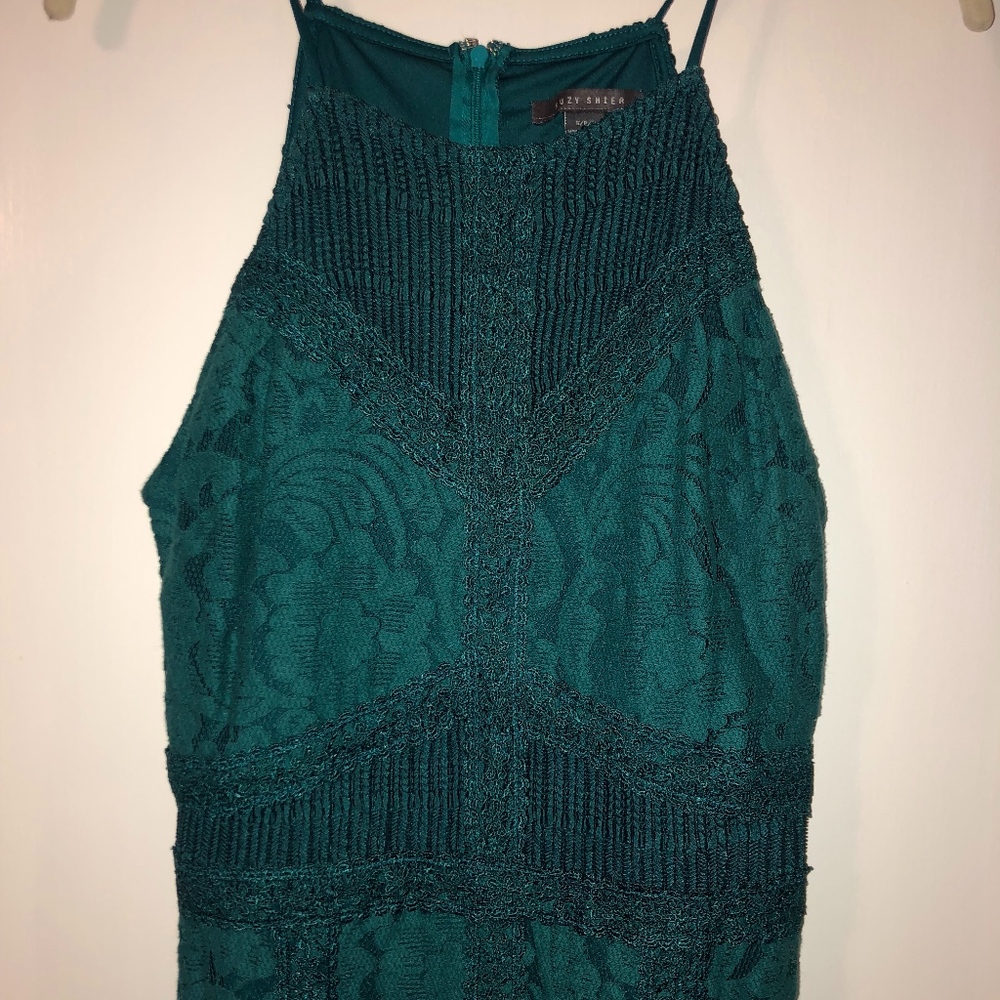 Green Cocktail Dress